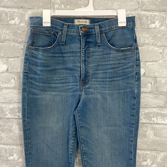 Madewell 11” High Rise Skinny Blue Jeans - Picture 2 of 7